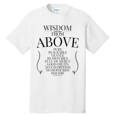 Wisdom From Above Tall T-Shirt