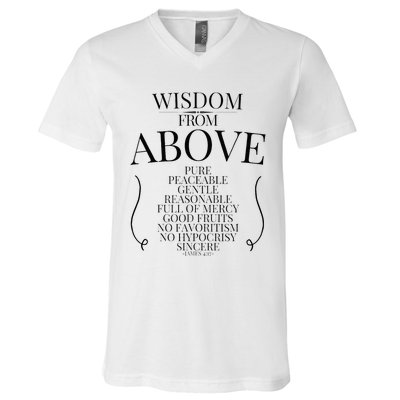 Wisdom From Above V-Neck T-Shirt