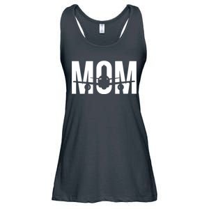 Womens Funny Airplane Pilot Mom Aviation Lover Gift Mom Pilot Ladies Essential Flowy Tank