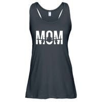 Womens Funny Airplane Pilot Mom Aviation Lover Gift Mom Pilot Ladies Essential Flowy Tank