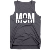 Womens Funny Airplane Pilot Mom Aviation Lover Gift Mom Pilot Tank Top