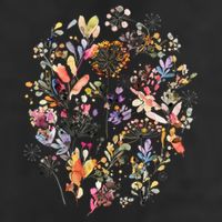 Wild Flowers And Plants Watercolor Wild Nature Botanical Print Hat
