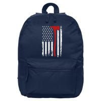 Wildland Firefighter Axe American Flag Thin Red Line Fireman 16 in Basic Backpack