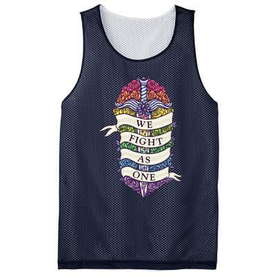 We Fight As One Mesh Reversible Basketball Jersey Tank