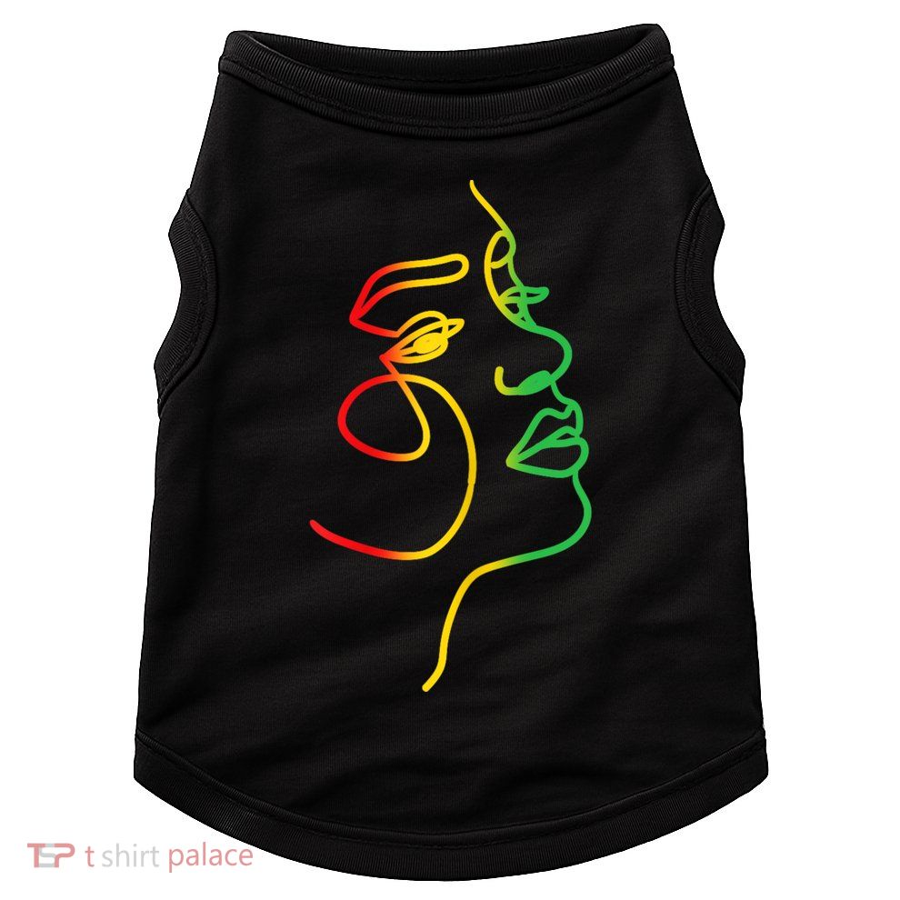 Womens Face Abstract Juneteenth Art Back History Women African Doggie Tank