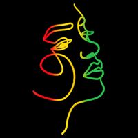 Womens Face Abstract Juneteenth Art Back History Women African Cooling Performance Crew T-Shirt