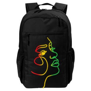 Womens Face Abstract Juneteenth Art Back History Women African Daily Commute Backpack