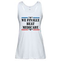 We Finally Beat Medicare Funny Political Ladies Essential Flowy Tank