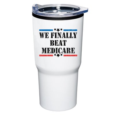 We Finally Beat Medicare Funny Political Tumbler