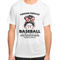 Weekend Forecast Baseball with no chance of HOUSE CLEANING Adult ChromaSoft Performance T-Shirt