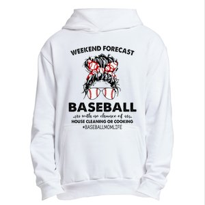 Weekend Forecast Baseball with no chance of HOUSE CLEANING Urban Pullover Hoodie