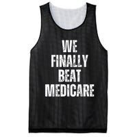 We Finally Beat Medicare Usa America Funny Meme Mesh Reversible Basketball Jersey Tank