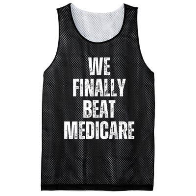 We Finally Beat Medicare Usa America Funny Meme Mesh Reversible Basketball Jersey Tank