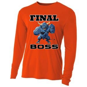 WrestlingS Final Boss Cooling Performance Long Sleeve Crew