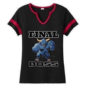 WrestlingS Final Boss Ladies Halftime Notch Neck Tee