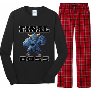 WrestlingS Final Boss Long Sleeve Pajama Set