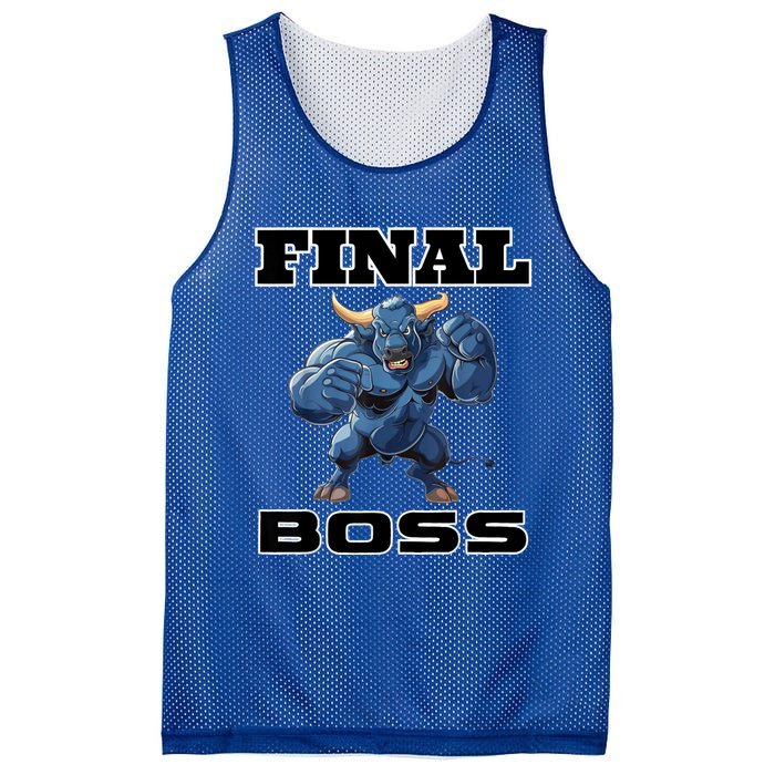 WrestlingS Final Boss Mesh Reversible Basketball Jersey Tank