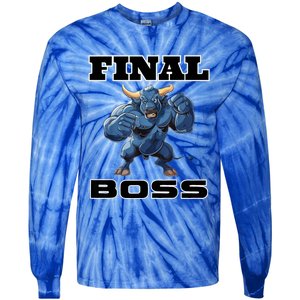 WrestlingS Final Boss Tie-Dye Long Sleeve Shirt