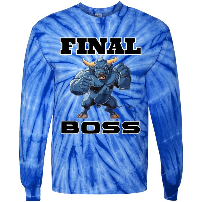 WrestlingS Final Boss Tie-Dye Long Sleeve Shirt