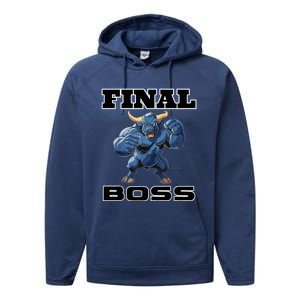 WrestlingS Final Boss Performance Fleece Hoodie