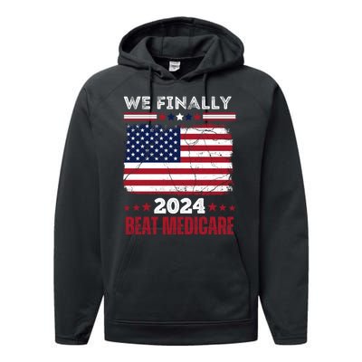 We Finally Beat Medicare Performance Fleece Hoodie