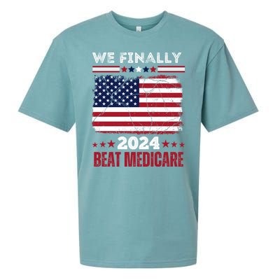 We Finally Beat Medicare Sueded Cloud Jersey T-Shirt