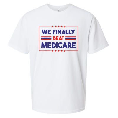 We Finally Beat Medicare Sueded Cloud Jersey T-Shirt