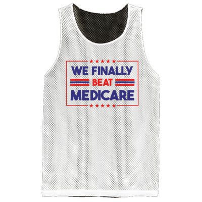 We Finally Beat Medicare Mesh Reversible Basketball Jersey Tank