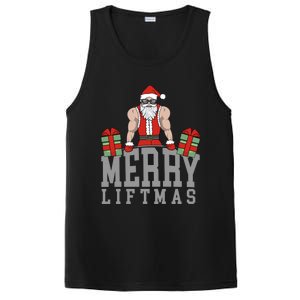 Workout Fitness Bodybuilding Christmas Merry Liftmas Great Gift PosiCharge Competitor Tank