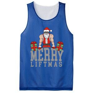 Workout Fitness Bodybuilding Christmas Merry Liftmas Great Gift Mesh Reversible Basketball Jersey Tank