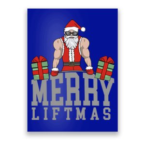 Workout Fitness Bodybuilding Christmas Merry Liftmas Great Gift Poster