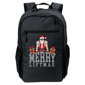 Workout Fitness Bodybuilding Christmas Merry Liftmas Great Gift Daily Commute Backpack