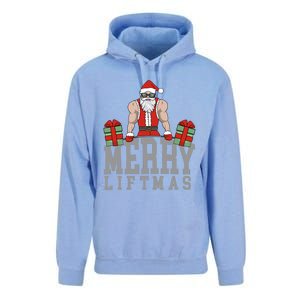 Workout Fitness Bodybuilding Christmas Merry Liftmas Great Gift Unisex Surf Hoodie