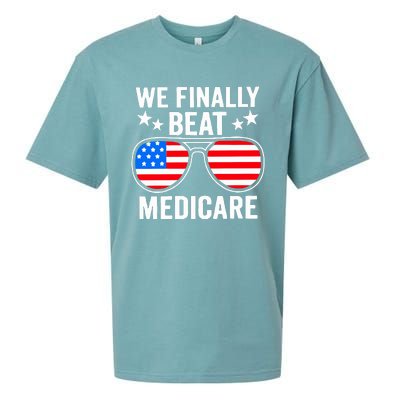 We Finally Beat Medicare Sueded Cloud Jersey T-Shirt