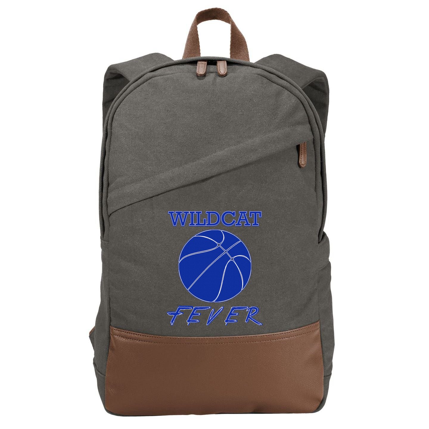 Wildcat Fever Basketball Wildcats Cotton Canvas Backpack