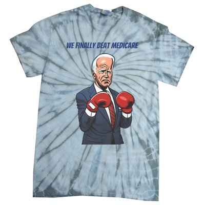 We Finally Beat Medicare Joe Biden Trump Tie-Dye T-Shirt