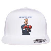 We Finally Beat Medicare Joe Biden Trump Flat Bill Trucker Hat