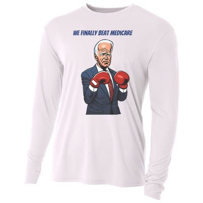 We Finally Beat Medicare Joe Biden Trump Cooling Performance Long Sleeve Crew