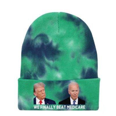 We Finally Beat Medicare Tie Dye 12in Knit Beanie