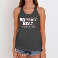 We Finally Beat Medicare Women's Knotted Racerback Tank