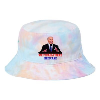 We Finally Beat Medicare Tie Dye Newport Bucket Hat