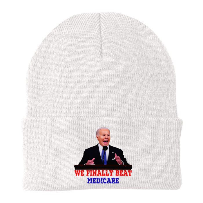 We Finally Beat Medicare Knit Cap Winter Beanie