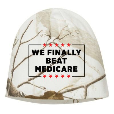 We Finally Beat Medicare Funny Kati - Camo Knit Beanie