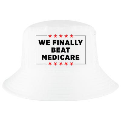 We Finally Beat Medicare Funny Cool Comfort Performance Bucket Hat