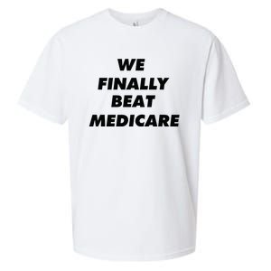 We Finally Beat Medicare Usa America Sueded Cloud Jersey T-Shirt