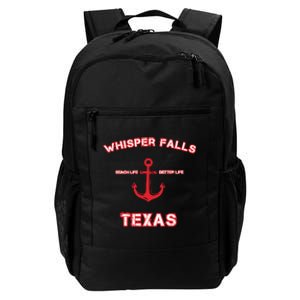 Whisper Falls Beach Life Better Life Texas Daily Commute Backpack