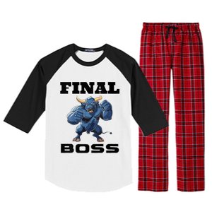 Wrestlings Final Boss Raglan Sleeve Pajama Set