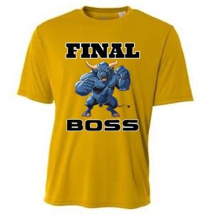 Wrestlings Final Boss Cooling Performance Crew T-Shirt