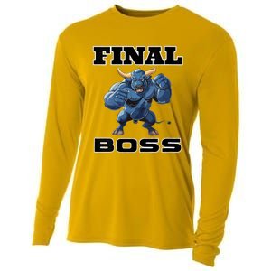 Wrestlings Final Boss Cooling Performance Long Sleeve Crew