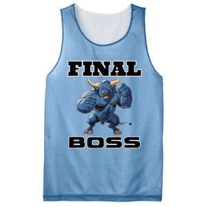 Wrestlings Final Boss Mesh Reversible Basketball Jersey Tank